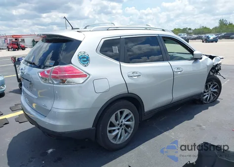 2015 Nissan Rogue Sl z USA, uszkodzony, nr VIN 5N1AT2MT9FC794155